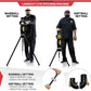 PowerNet Launch F-lite Softball & Baseball Pitching Machine, Dimpled Practice Balls, Bucket of Baseballs, Coaching Bucket Bundle for Pitching Machine, Baseball Training Equipment