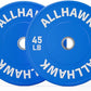 Colored Olympic Weight Plates, 2-inch Rubber Bumper Plate Set for Home Gym Barbell Weight Lifting and Strength Training