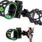Archery Bow Sight Compound Bow Sight 5 Pin Bow Sights Micro Adjustable with Bow Sight Light Aluminum Alloy Sight for Right and Left Hand