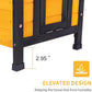 GEGURI Outdoor Cat House Weatherproof, Rabbit Hutch & Indoor Bunny Cage, Wooden Shelter for Feral Cats, Rabbits, Chickens & Small Animals