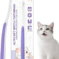 Cat Toothbrush for Kitten Teeth Cleaning – Soft Bristle Cat Dental Brush Set with Compact Head – Gentle Oral Care Tool for Daily Brushing Routine, Loved by Vets and Fur Babies
