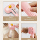 ROJECO 3-in-1 Pet Steam Brush for Cats&Dogs - Detangling Comb with Adjustable Mist, Handheld Deshedding Grooming Tool for Long/Short Hair, Massage Brush & Shedding Control Gift,Cordless,Pink