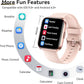 Smart Watches for Women Men Android & iPhone, Alexa Built-in, 1.8" Smart Watch(Answer/Make Calls ,2 Bands Included) 24/7 SpO2 Sleep Heart Rate Monitor,3ATM Waterproof,Fitness Tracker with 120+ Sport