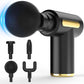 Massage Gun, Small Travel Tool, Massage Gun Deep Tissue,Percussion Handheld Portable Muscle Massager Tool for Full Body Pain Relief, Ideal Gifts for Men, Women(Black)