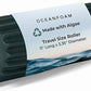 Oceanfoam Ripple Travel Foam Roller (11" x 3.35") Firm Mini Foam Roller for Physical Therapy, Deep Tissue Massage, Back Pain - High Density, Ergonomic Wave Textured - Yoga, Pilates, Exercise (Hunter)