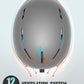 Ski Helmet and Goggles Set, Snowboard Helmet Goggles for Men Women & Youth, Shockproof Snow Helmet Anti Fog OTG Snow Goggles for Skiing Snowboarding