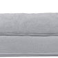 Furhaven Cooling Gel Dog Bed for Large Dogs w/ Removable Bolsters & Washable Cover, For Dogs Up to 95 lbs - Plush & Suede Sofa - Gray, Jumbo/XL