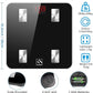 FITINDEX Scale with BMI, Body Fat, Muscle Mass, Smart Scale for Body Weight, Bluetooth, Digital, Sync with App, User Health Equipment