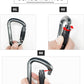 SEPEAK UIAA 30kN Climbing Carabiner Clips, Professional Heavy Duty Twist Locking Carabiners for Climbing,Mountaineering, Rappelling, Camping, Hiking, Swings, Large D Ring Hooks