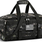 ETRONIK Gym Bags for Men, Tactical Duffle Bag Backpack with Shoe Compartment, 3 in 1 Carry on Bag Travel Backpack with Wet Pocket, Weekender Overnight Range Bag for Workout Football Gym, Camouflage