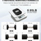 15LB 20LB 50LB Adjustable Dumbbell Set Free Weights Dumbbells Set for Women Men Hand Weights Sets Adjust Dumbbell Weight Sets for Home Gym Exercise Workout Strength Training Equipments