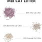 Tofu Cat Litter, Dust-Free Kitty Litter, Fast Drying, Ultra Absorbent Clumping Cat Litter Pellets, Lavender Odor Control, Less Scattering, Dust-Free Mixed.