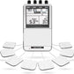 iSTIM EV-805 TENS EMS 4 Channel Rechargeable Combo Machine Unit - Muscle Stimulator + Back Pain Relief and Management- 24 Programs/Backlit (Including Electrodes Pads)