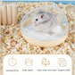 Meow&Woof Hamster Sand Bath Container, Large Sandbox Toilet Gerbil Batheoom, Tiny Chinchilla Dust Bathtub Sand Bath Box for Hamster Cage Accessories 6.5 Inch-Light Green