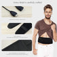 Pro Abdominal Fitness Abs Workout Belt 30''-55'' Black for Man and Woman