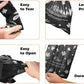 Best Pet Supplies Poop Bags for Dogs, 50% Post-Consumer Recycled Content dog waste bags on rolls, fits all poop bag holders for leashes - Black, 600 Count, Unscented