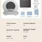 Self Cleaning Cat Litter Box, Ultra-Safe Protection Automatic Cat Litter Box, APP Control/Lower Entry/Large Capacity with 3 Rolls Liners & Mat LELOPETS