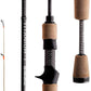 PURELURE Titanium-T Ultralight Fishing Rod Spinning & Casting for Trout Panfish, Carbon Fiber BFS Rod 2Pcs, Titanium Tip & Guides, Cork Handle, 5-6ft Stream Rod XUL Power, Fast/Moderate Fast Action