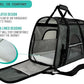 PetAmi Airline Approved Pet Carrier for Cat, Soft Sided Dog Carrier for Small Dogs, Cat Travel Supplies Accessories Indoor Cats, Ventilated Pet Carrying Bag Medium Large Kitten Puppy, Small Dark Gray