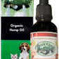 Pet Hemp Oil | Dogs and Cats | Wild Alaskan Salmon Hemp Oil | 1000MG Organic Tincture | 100% Natural | Hip, Joint, and Muscle Support for Your Pet | Aids with Skin, Coat, Anxiety, Stress, and Pain
