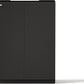 LANDEN Aquarium Wooden Stand and Cabinet Fish Reptile Sea Salt WaterTank Stand, Nano Foam Leveling Mat Included, W23.6xD11.8xH31.49in, Matte Black Painted (Stand Only)
