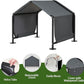 Dog Shades for Outside - Outdoor Dog Kennel for Small Dogs, 29.53”x25.59”x25.59” Outdoor Sun Rain Canopy Pet House, Waterproof Pet Canopy Shelter for Small Animals with Ground Nails