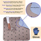 SincoPet Washable Dog Pee Pads with Puppy Grooming Gloves,Puppy Pads,Reusable Pet Training Pads,Large ,Waterproof Pet Pads for Dog Bed Mat,Super Absorbing Whelping Pads,48x48 Inch (Pack of 2)