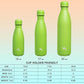 Insulated Water Bottles,25 oz Double Wall Stainless Steel Vacumm Metal Flask for Sports Travel,Green