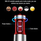 Powerful Immersion Blender handheld, 2025 New Update Hand Blender, Scratch-Resistant Corded Hand Mixer with Heavy-Duty Copper Brushless Motor and Gift Box Red