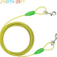 Petest 25ft Tie-Out Cable with Crimp Cover for Small Dogs Up to 35 Pounds