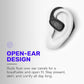 Raycon Essential Open Earbuds – True Wireless Open Ear Bluetooth 6.0 Headphones, Ultra-Lightweight, Comfort Hook Design, IPX5 Water Resistant, 36 Hours of Battery Life (Black)