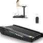 FUNMILY Smallest Walking Pad with 5% Incline, 2 in 1 Under Desk Treadmill for Home Office, 2.5 HP Mini Compact Walking Treadmill, Installation-Free/300lbs Weight Capacity/Unique Lighting Design