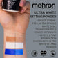 Mehron Makeup Setting Powder | Loose Powder Makeup | Loose Setting Powder Makeup Perfect for Halloween 1 oz (28 g) (Ultra White)