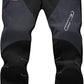 YSENTO Men's Fleece Lined Ski Snow Pants Winter Waterproof Softshell Insulated Hiking Cargo Pants