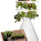 Farmstand Starter Kit with Glow Rings and 18 Seedling Credits | Small Hydroponic Growing System Kit | Vertical Garden Planter Tower | 4ft 3in Tall