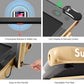 GYMAX Walking Pad, 2.25HP Foldable Treadmill with Smart App & Remote Control, Bluetooth LED Monitor, Small Spaces Compact Running Machine, Folding Portable Under Desk Treadmill for Home Office