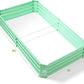 Land Guard 6×3×1ft Galvanized Metal Raised Garden Bed, Metal Planter Kit Box Outdoor for Deep-Rooted Vegetables, Flowers, Green and Herbs (Lime Green)…