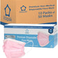 Litepak 500pcs Premium Disposable Face Mask SOFT 3ply Nose Wire