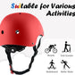 Kids Bike Helmet, Adjustable and Multi-Sport, from Toddler to Youth, 3 Sizes