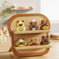 Chocolate Donut Cute Capybara Baking Bread Series Mini Building Toy Kawaii Animals Set Micro Adorable Pet Buildings Small Bricks Gifts Toys