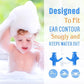 Hearprotek 2 Pairs Swimming Ear Plugs for Kids, Soft Reusable Water earplugs for Kids Swimming Bathing and Other Water Sports