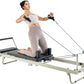 VEVOR Pilates Reformer Machine, Pilates Workout Equipment for Home Gym Studio Use, Pilates Bed with Dual Resistance- Spring & Cord, Reformer Set, Up to 400 LBS