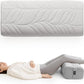 Zonli Yoga Bolster Pillow for Meditation & Restorative Yoga - Rectangular Support Cushion with Removable Cotton Cover & Carry Handle, 26"x11"x7"