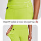 baleaf Women's Fleece Lined Leggings Waterproof Winter Hiking Pants Thermal Running Tights Zipper Pockets High Waisted