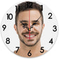 Generic Custom Clocks for Walls Personalized Clocks with Photo Text Logo Silent Non Ticking Round Decoration for Kitchen Wedding Friend Family Lover, 12x12Inch
