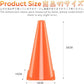 BiAnYC 12.5 Inch（32CM） Plastic Sport Training Traffic Cones Set of 10