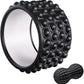 Kipika Back Roller Wheel,Back Stretcher,Back Cracker,Yoga Wheel, Foam Roller for Back Pain Relief and Posture Correction with Massage Ball