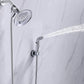 G-Promise Dog Shower Sprayer Attachment for Fast and Clean Pet Showering, Multifunctional Shower, Metal Diverter, 118 Inch Extra Long Hose, No Drill Hook, Dog Washing-Bathroom (Chrome)