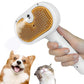 3-1 Cat Steam Brush for Shedding, Steamy Grooming Brush for Long & Short Hair Cats & Dogs, Self-Cleaning Pet Hair Removal Comb with Water Tank Dog