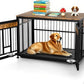 48 Inch Heavy Duty Dog Crate Furniture for Large Dogs, Decorative Pet House End Table, Extra Large Wooden Cage Kennel Furniture Indoor